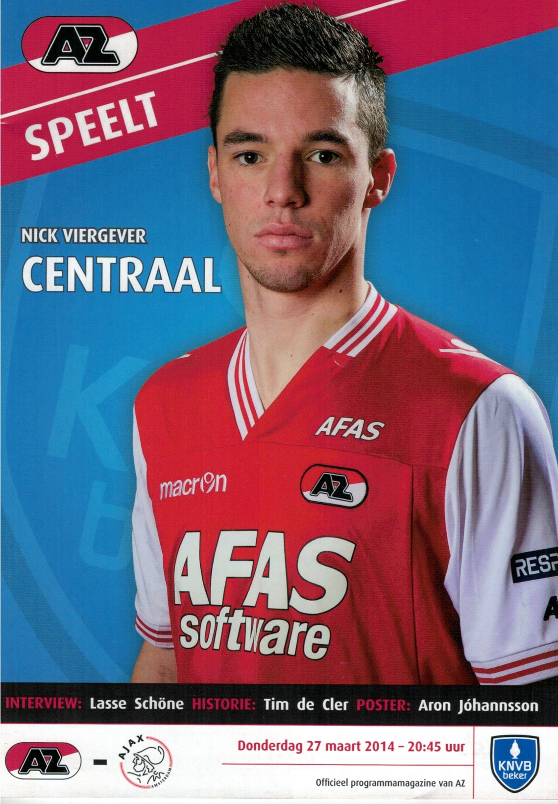 AZ Programma 27-maa-2014 ajax thuis beker